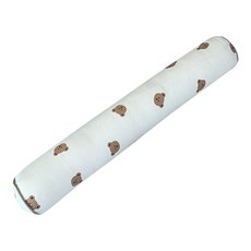 Ma lolotte 嬰兒30支棉印花枕套+枕芯, 小熊款 象牙白