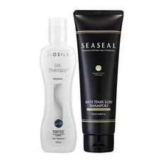 BIOSILK Silk Therapy 絲洛比 護髮精華 150ml+竹鹽礦物護理洗髮精 250ml, 1組