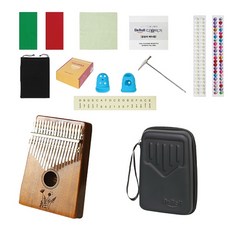 DABell 拾音款相思木野花卡林巴琴 DK-17K2 + 硬殼, 1個