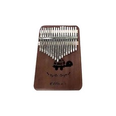 Aves烏龜17音階桃花心木拇指琴全套組 棕色