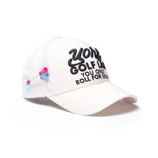 욜프 AW FIELD 필드 캡 골프모자, 화이트, 1개