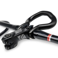 FArr 螺栓固定式合金車把迷你 TT 車把, 黑色, 1個