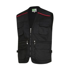 MARK Apparel 夏季用 TC 安全背心 MK-172, 1個, 黑色