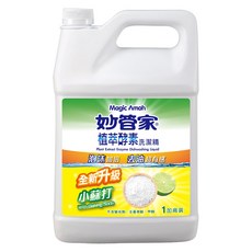 Magic Amah 妙管家 植萃酵素洗潔精 小蘇打 1加侖, 1桶