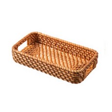 스펙트라 내추럴 라탄 트레이 소 21 x 11 x 3.8 cm, 1개