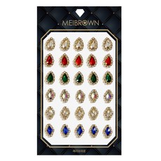 MEIBROWN 珠寶美甲裝飾 M02213, 混色, 1套
