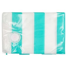 mohe 木暉居家 收納博士台灣代理 立體真空壓縮袋 綠色條紋 900g, 10入, 1組