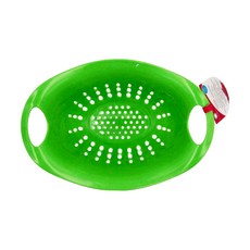 Architec 樂高風防滑濾籃(小) - 檸檬綠, 小22 x 16 x 10cm, 蘋果綠, 1個