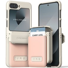 VRS D-Wallet Pebble 自動轉軸保護卡片收納手機殼