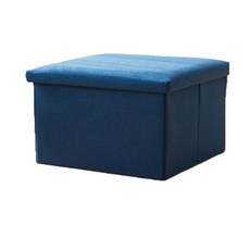 타니 다용도 수납스툴 40 x 25 x 25 cm, 네이비