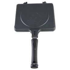 Zemel 電磁爐適用方形不沾雙面鬆餅烤盤, 大號（22 x 18 厘米）, 1個