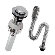 彈跳式漏水塞+洗手台排水管, 1套