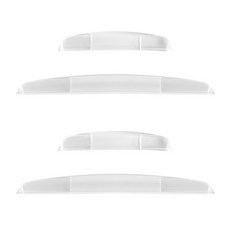 자동차 문콕방지 도어가드 대 2p + 소 2p 세트, 투명, 1세트