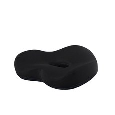 簡約風記憶海綿坐墊, 黑色
