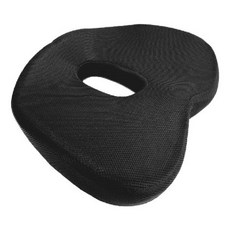 3D記憶海棉坐墊, 黑色