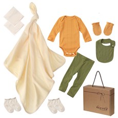 withorganic 條紋服飾彌月禮盒