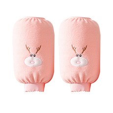 윈윈컴퍼니 루돌프 뽀글이 소매 팔토시 YT_RC2865 2p, 핑크