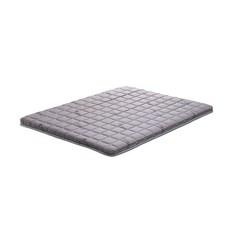 이편한침대 롤팩 메모리폼 매트리스 토퍼 80mm, 그레이