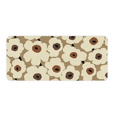 셀레네 플라워 패턴 방수 데스크 패드, 카키