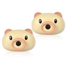 House of Seoha 自動泡泡相機 2入, 米色, 米色, 1個