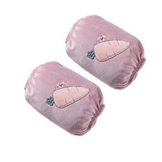 The Naeunnal 喜愛胡蘿蔔熊 短袖防護成人袖套 YT_RI390, 紫色