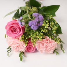 생화 장미 카네이션 센터피스 4대, 아쿠아