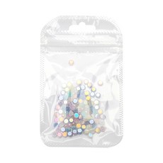 heeyagage圓形圓形彩色混合AB原石珠子工藝材料 4mm 150入, 混色, 1個