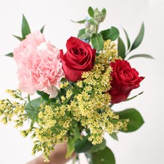 생화 장미 카네이션 센터피스 4대, 푸에고