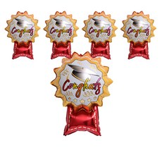 畢業獎牌氣球, 5個, 混色