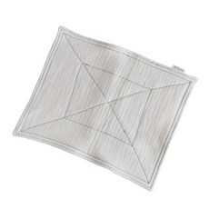 日常清新廚房抹布, 縫合藍色, 1個