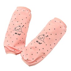 女性用 Raum Ato 愛心熊防水袖套 YT_RL085, 淺粉紅色