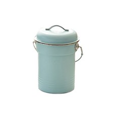 슈나츠 스테인레스 코팅 음식물 쓰레기통 3L, 민트
