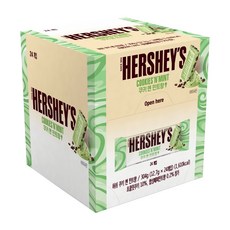 HERSHEY'S 好時 迷你巧克力餅乾 薄荷風味 24入, 304g, 1盒