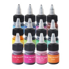 Color the Bomb 沐浴劑色素 15g x 12種套組, 混合顏色, 1個