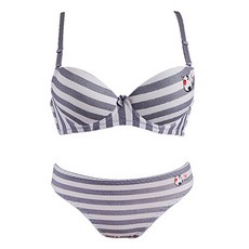 CL STORY 女童第3階段條紋內衣+內褲