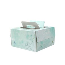 塗鴉基本蛋糕盒 1號 25入+蛋糕底座 25入, 混色（蛋糕盒）、白色（蛋糕盤）, 1組