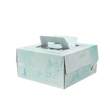 Doodle基本蛋糕盒 2號 25入+蛋糕底座 25入, 混色（蛋糕盒）、白色（蛋糕盤）, 1組