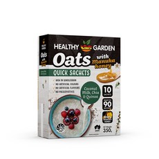 HEALTHY GARDEN 麥盧卡蜂蜜燕麥片 椰奶藜麥奇亞籽味, 350g, 1個