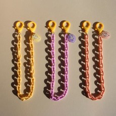 孩童吊飾造型口罩掛繩 3入組