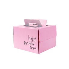 生日雪紡蛋糕盒 1號 25入+蛋糕底座 25入, 混色（蛋糕盒）、白色（蛋糕盤）, 1組