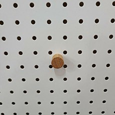 쉼목공방 원형자석, 오크