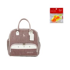 HAZZYS GOLF 女款波士頓包 HZBB-009L+高爾夫球座, 紅色