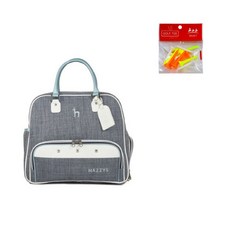 HAZZYS GOLF 女款波士頓包 HZBB-009L+高爾夫球座, 深藍色