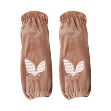 명양피프 자수무늬 다용도 팔토시 YT_RA6310, 브라운