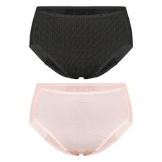 CL STORY 衛生內褲 2入, 皮膚, 黑色