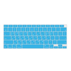 카라스 삼성 노트북7 13 NT730XBE / NT730XBV 지문인식키뚫림 칼라 글자 키스킨, BLUE, 1개