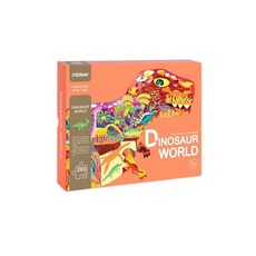mideer 動物拼圖 恐龍款, 1個, 280件
