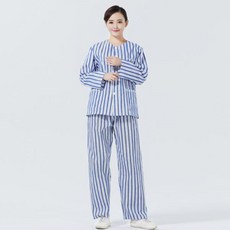 HEALING CARE 病人服 圓領上衣 + 長褲 客製化款式