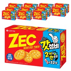 LOTTE 樂天 ZEC餅乾 原味, 300g, 12盒