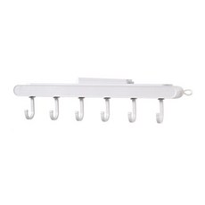 Riso House 膠粘劑無孔廚房炊具烹飪衣架, 1個, 混色